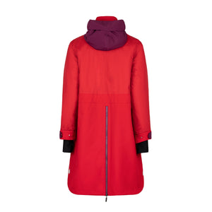 Carine - Red - Warm Quilted Lining