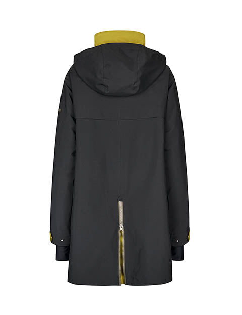 Isolde - Black - Warm Quilted Lining